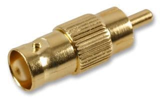 Gold Plated BNC to RCA adapter / Converter BNC Female RCA Male