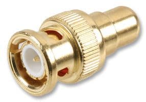 Gold Plated BNC to RCA adapter / Converter BNC Male RCA Female