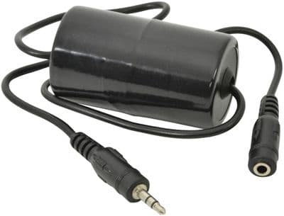 Ground Loop Isolator with 3.5mm Socket to 3.5mm Plug
