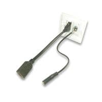 HDMI & 3.5mm Jack Wall Plate - Audio and Video | Cables4all