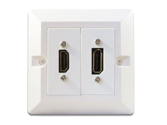 HDMI and DisplayPort Wall Plate - Quick Connect | Cables4all