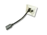 HDMI and Digital Optical Audio Wall Plate / 1 GANG | Cables4all