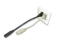 HDMI and USB Wall Plate / 1 GANG | Cables4all