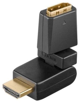 HDMI Swivel Rotating Adaptor - 360° Male to Female