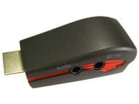HDMI To VGA Dongle / Converter with Audio Support - Supplied with 3.5mm jack cable | Cables4all