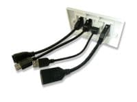 HDMI USB 3.0 DisplayPort VGA Wall Plate | Cables 4 ALL