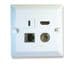 HDMI  USB Ethernet TV  Wall Plate - USB Type C / USB 3.0  (4k Compatible) / CAT6 / TV