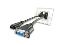 HDMI VGA Wall Plate - Quick Connect Faceplate | Cables4all