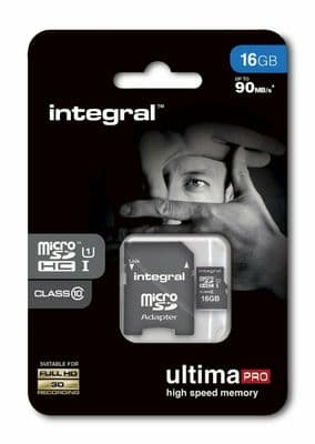 Integral 16GB Micro SDHC Card 16GB Memory Card