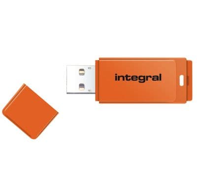 Integral 16GB Neon Orange USB 3.0 Flash Drive