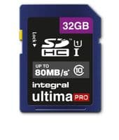 Integral 32GB SDHC Card  - Integral Ultima Pro Memory Card | Cables 4 ALL