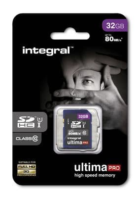 Integral 32GB SDHC Card  - Integral Ultima Pro Memory Card