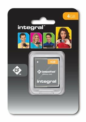 Integral 4GB Compact Flash Card - CF Memory Card