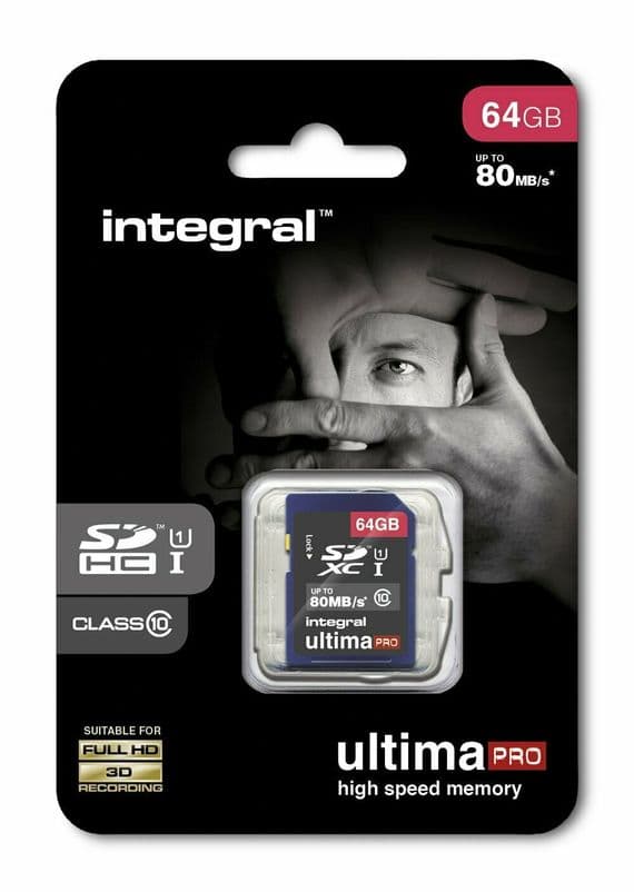 Integral 64GB SDXC Card -  SD Memory Card | Cables 4 ALL