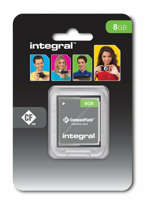 Integral 8GB Compact Flash Card - CF Memory Card | Cables 4 ALL