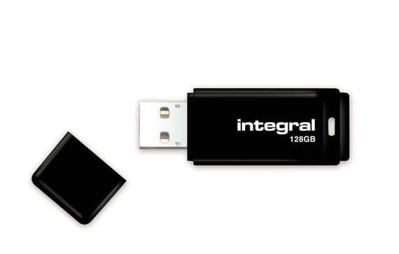 Integral Black 128GB USB 2.0 Flash Drive | Cables 4 ALL