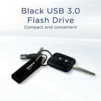 Integral Black 8GB USB 3.0 Flash Drive Pen Drive - Memory Stick 8GB | Cables 4 ALL