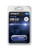 Integral Courier 16GB USB 3.0 Flash Drive - Superspeed Memory Stick