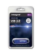 Integral Courier 32GB USB 3.0 Flash Drive - Superspeed | Cables 4 ALL