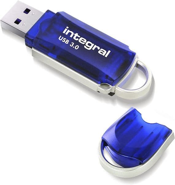 Integral Courier 64GB USB 3.0 Flash Drive - Superspeed Memory Stick | Cables 4 ALL