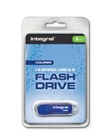 Integral Courier 8GB USB 2.0 Flash Drive - Integral Memory Sticks | Cables 4 ALL