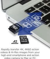 Integral USB 3.0 Micro SD Card reader - MicroSD, MicroSDHC, MicroSDXC  | Cables 4 ALL