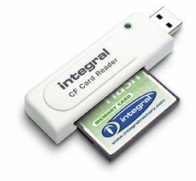 Integral USB Compact Flash Card Reader