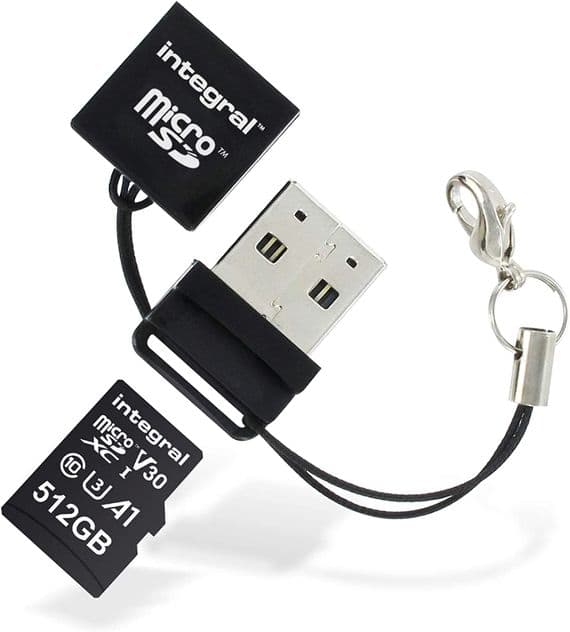 Integral USB Micro SD Card reader - Micro SDHC, Micro SDXC | Cablesall