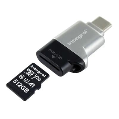 Integral USB Type C  Micro SD Card Reader (USB 3.0)