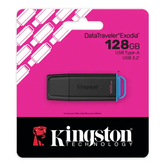 Kingston  128GB USB 3.0 Flash Drive - DataTraveller Exodia | Cables 4 ALL