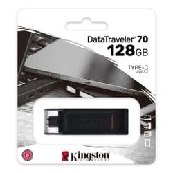 Kingston DataTraveler 70 128GB USB-C Flash Drive | Cables 4 ALL