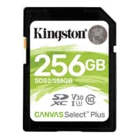 Kingston 256GB SD Card  - 256GB SDXC Canvas Select Plus | Cables 4 ALL