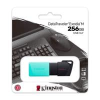 Kingston 256GB USB 3.0 Flash Drive - DataTraveller Exodia M | Cables 4 ALL