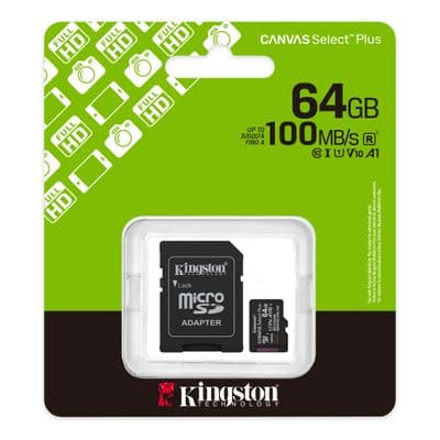 Kingston 64GB Micro SDXC Card  - 64GB Micro SD  Card