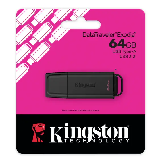 Kingston  64GB USB 3.0 Flash Drive - DataTraveller Exodia | Cables 4 ALL