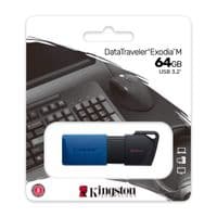 Kingston  64GB USB 3.0 Flash Drive - DataTraveller Exodia M | Cables 4 ALL