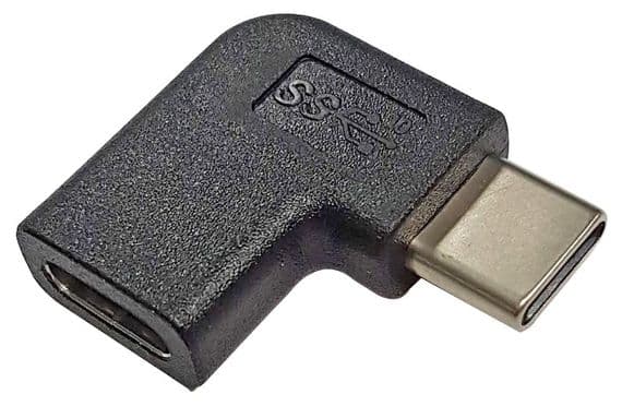 Left Angled USB C 90 degree Adaptor - USB 3.0 Type C | Cables 4 ALL