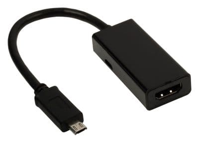 MHL Adapter Cable - USB 11 Pin Micro B to HDMI
