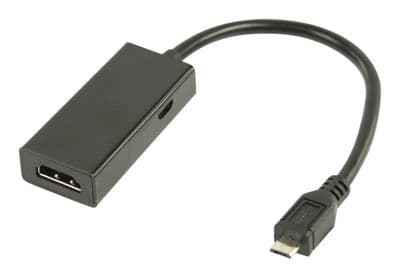 MHL Adapter Cable - USB 5 Pin Micro B to HDMI