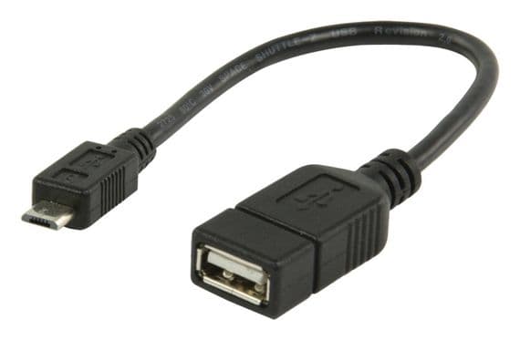 Micro USB OTG Cable - USB Micro B to USB A | Cables4all