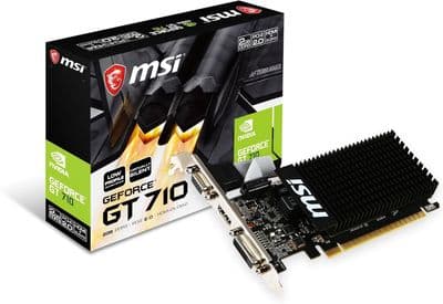MSI GeForce GT 710 2GB GDDR3 Low Profile Graphics Card