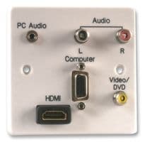 Multi AV Wall Plate - HDMI / VGA / RCA