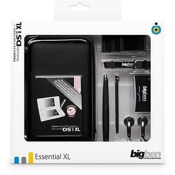 Nintendo DSI XL Essential Pack - Case, Stylus, Earphones Etc (Black)