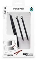 Nintendo DSI XL Stylus Pack - Black 1 Large 2 Small