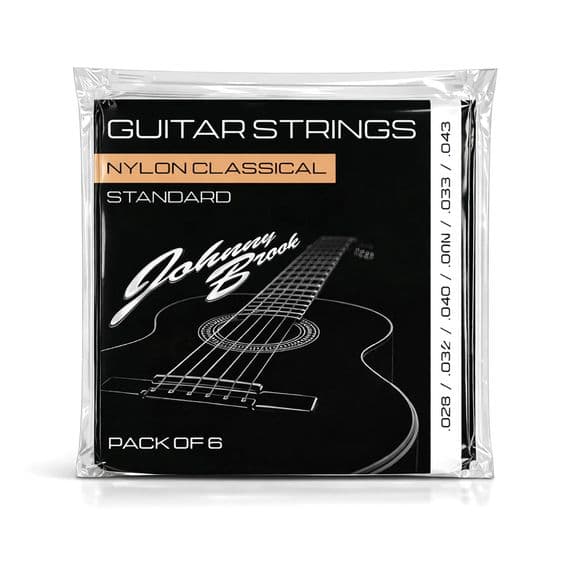 Nylon Classical Guitar Strings - Set Of 6 Standard Gauge | Cables 4 ALL