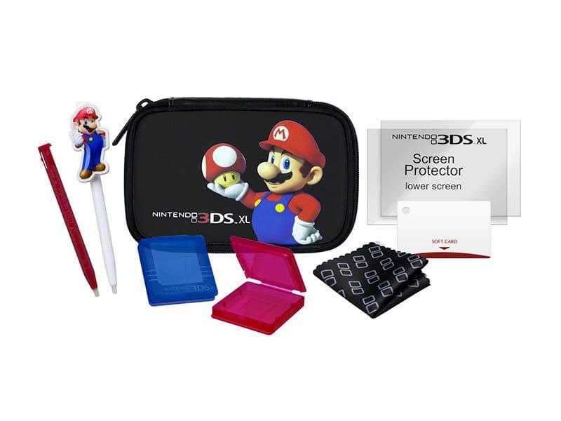 Officially Licensed Nintendo 3DS XL Accessory Kit Mario Cables4all officially-licensed-nintendo-3ds-xl-accessory-kit-mario-cables4all