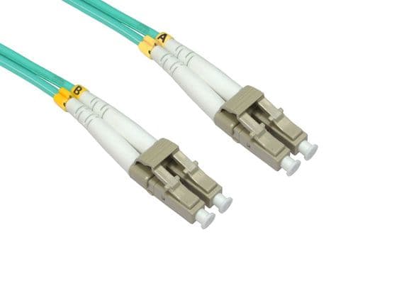 OM4 Fibre Optic Network Cable - LC to LC OM4 Patch Cable 0.5 Metre to 15 metre Lengths | Cables4all