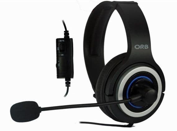 ORB Playstation 4 Elite Chat Headset | PS4 Chat Headphones | Cables4all