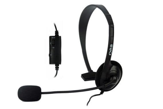 ORB PS4 Wired Chat Headset | Playstation 4 Headphones with Microphone | Cables4all