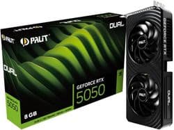 Palit RTX5050 StormX Graphics Card - PCIe5, 8GB DDR6, HDMI, 3 DP | Cables 4 ALL